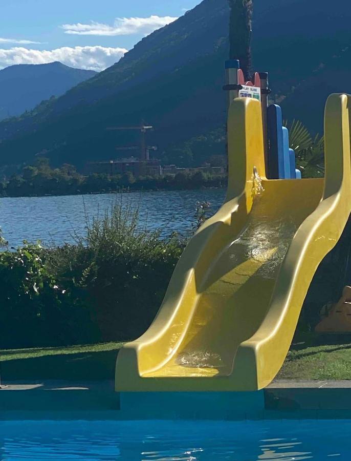 Holiday On The Lake Lugano 2 Apartment Bissone Ngoại thất bức ảnh